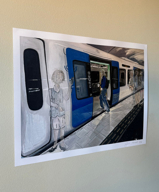 Vågor- signed and numbered