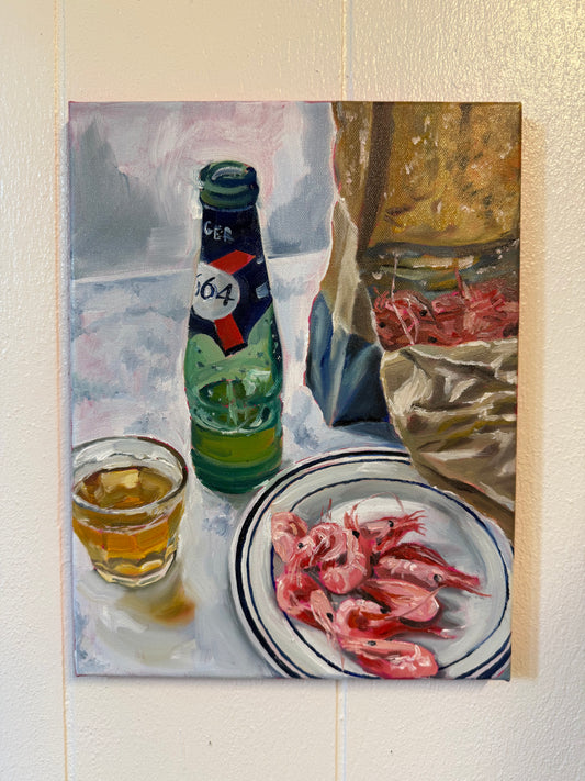 Lunch - original oilpainting