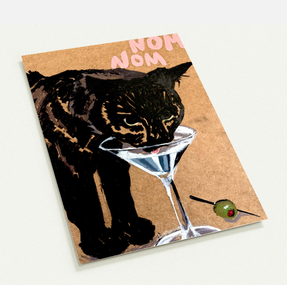 Meowtini A5 print