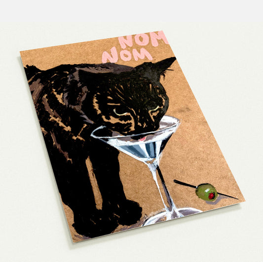 Meowtini A5 print