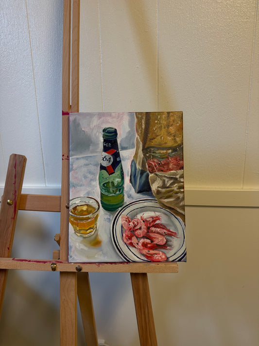 Lunch - original oilpainting